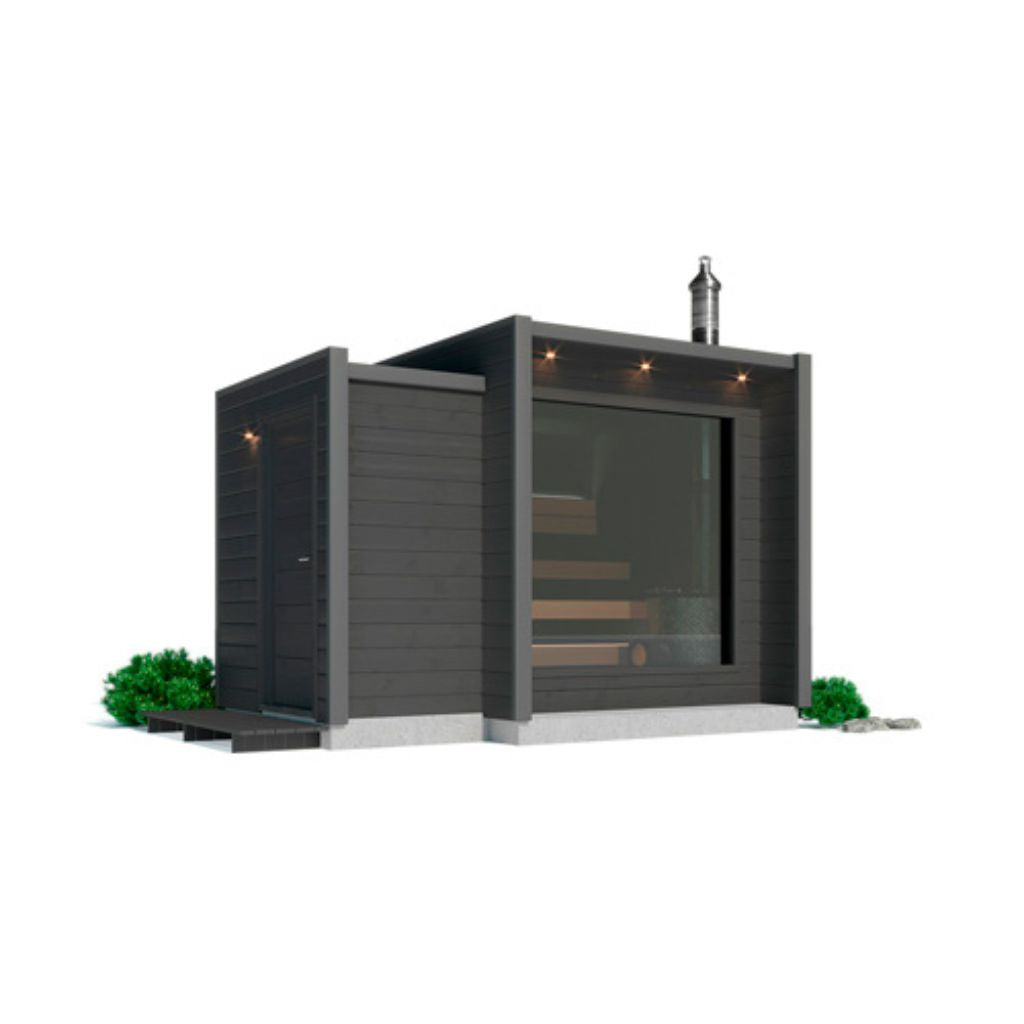 Cubesauna Medium Plus fristående bastu med relax