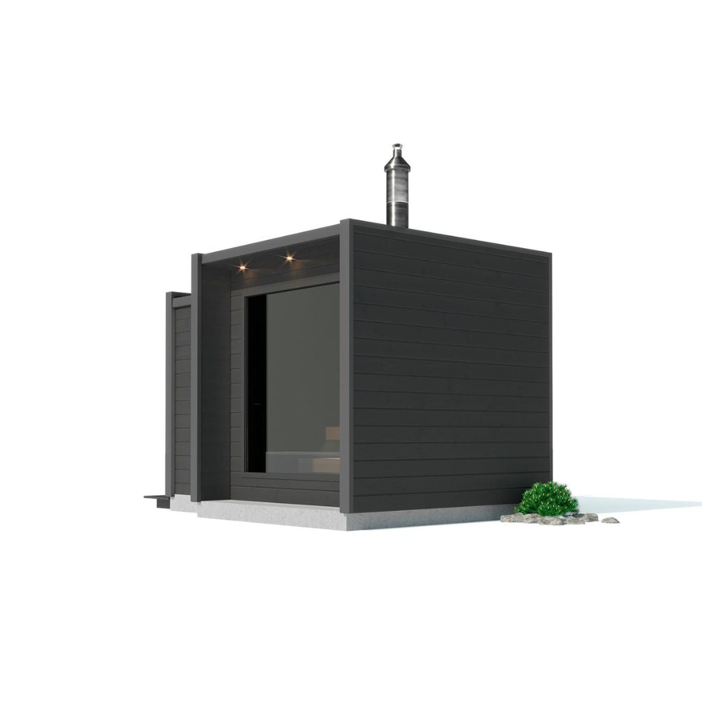 Cubesauna Medium Plus bastustuga med relax
