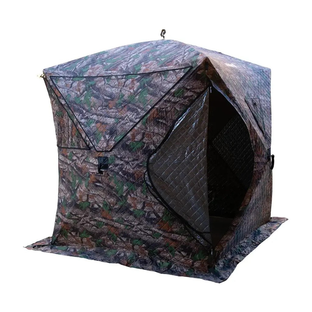 Bastutält Inord Q10 Camo, kamouflagemönstrad exteriör