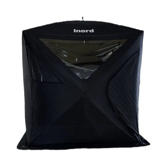 Bastutält Inord Q11 Cube Black Edition, vy snett framifrån