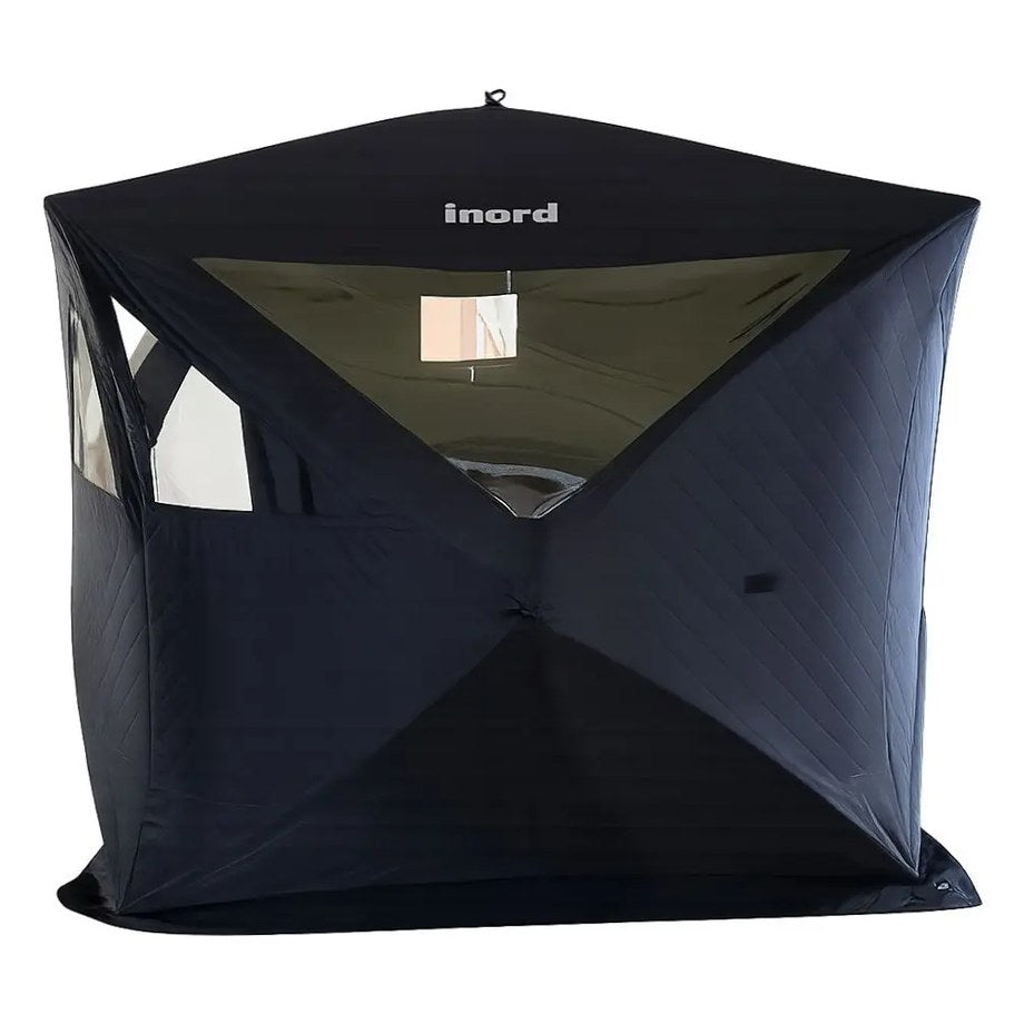 Bastutält Inord Q17 Cube XXL Black Edition, svart exteriör