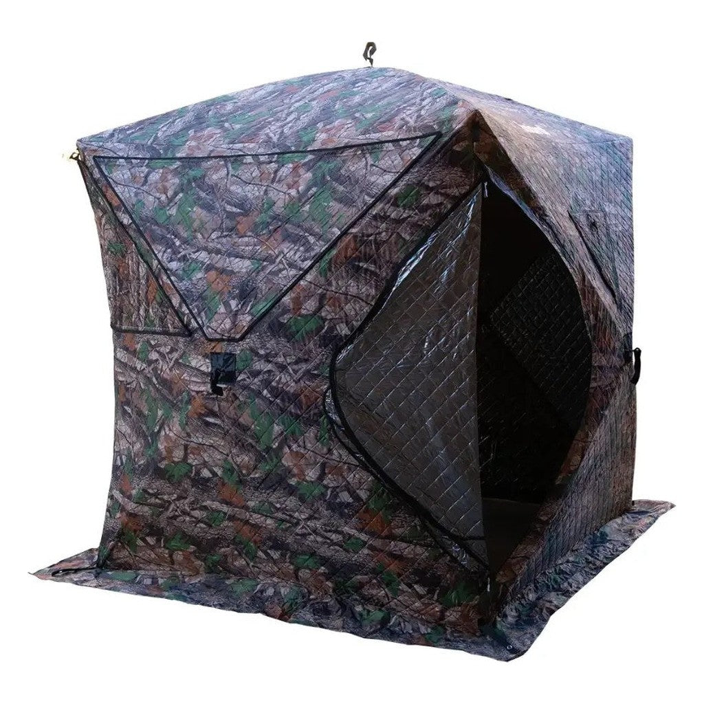 Bastutält Q10 Camo, kamouflagemönstrad exteriör