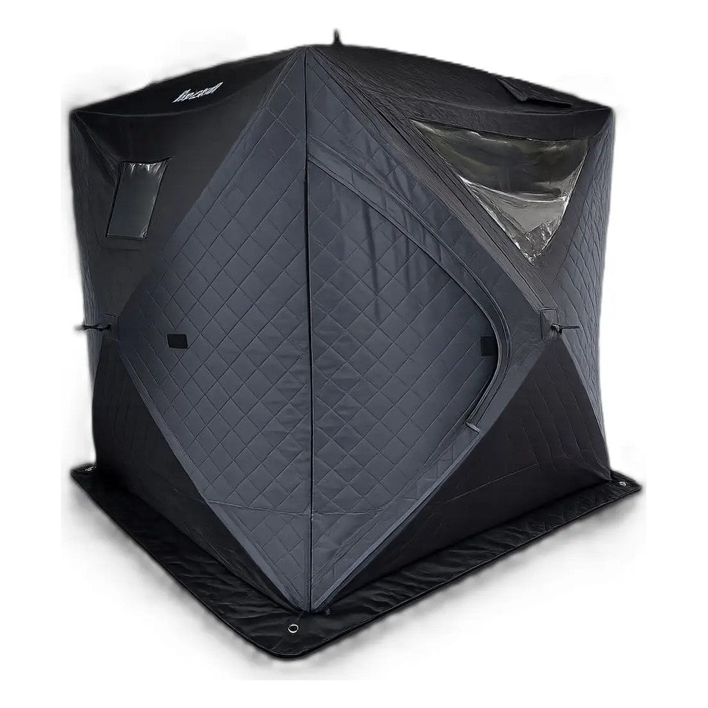 Bastutält Q17 Cube XXL Black Edition snett framifrån