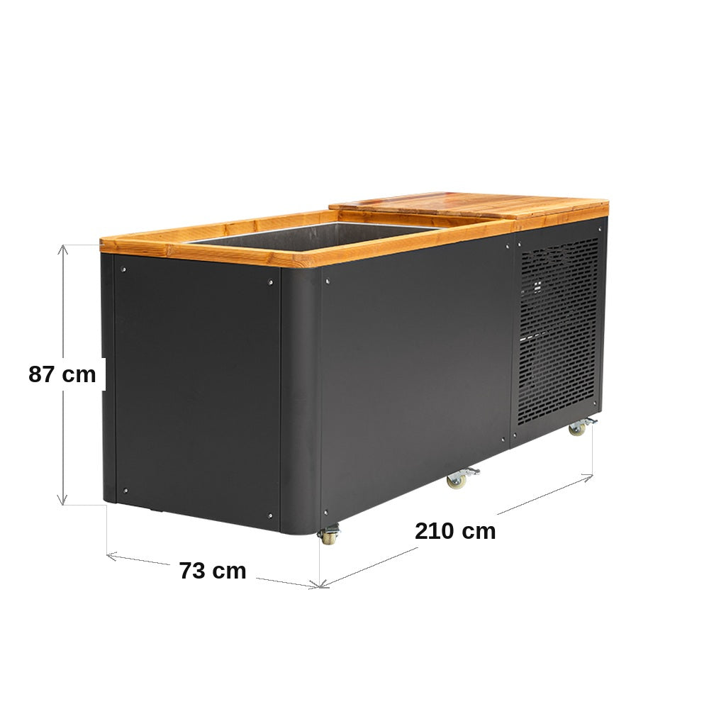 Matt for Iced Cold Plunge, 210 cm lang, 73 cm bred och 87 cm hog