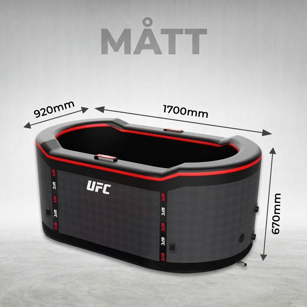 Mått för NetSpa UFC IceBath Duo, 1700 x 920 x 670 mm